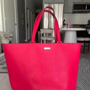 Kate Spade Oversized Pink Tote Bag